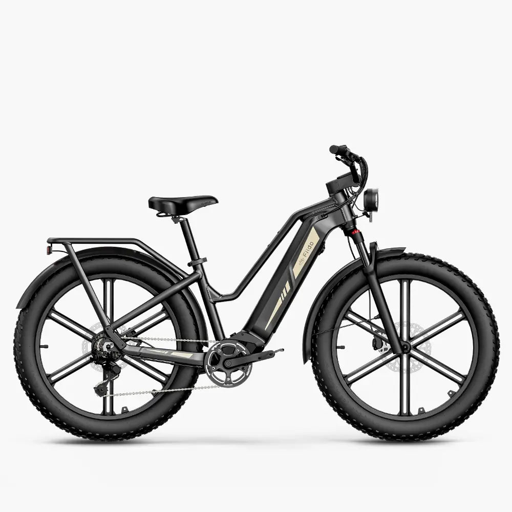 Shengmilo Bicicletta elettrica Bike, mountain bike a piena sospensione da 26 pollici, E-Bike