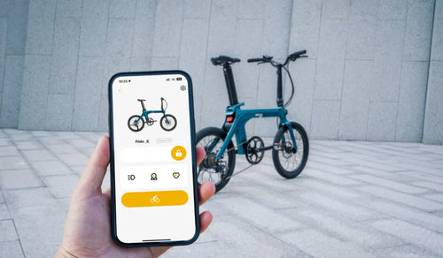 Stai cercando di sbloccare la bicicletta elettrica con l'app Fiido.