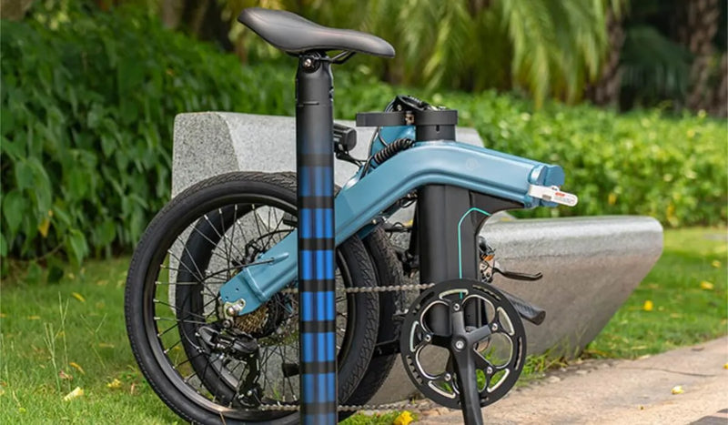 Batteria rimossa dalla e-bike Fiido X.