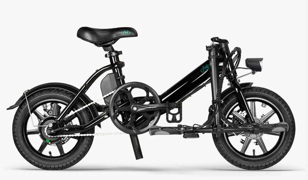 La bici elettrica Fiido D3pro mostra la pieghevolezza