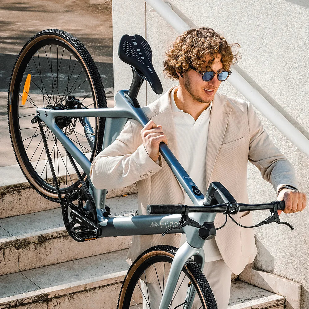Fiido Air – Bici elettrica leggera in fibra di carbonio