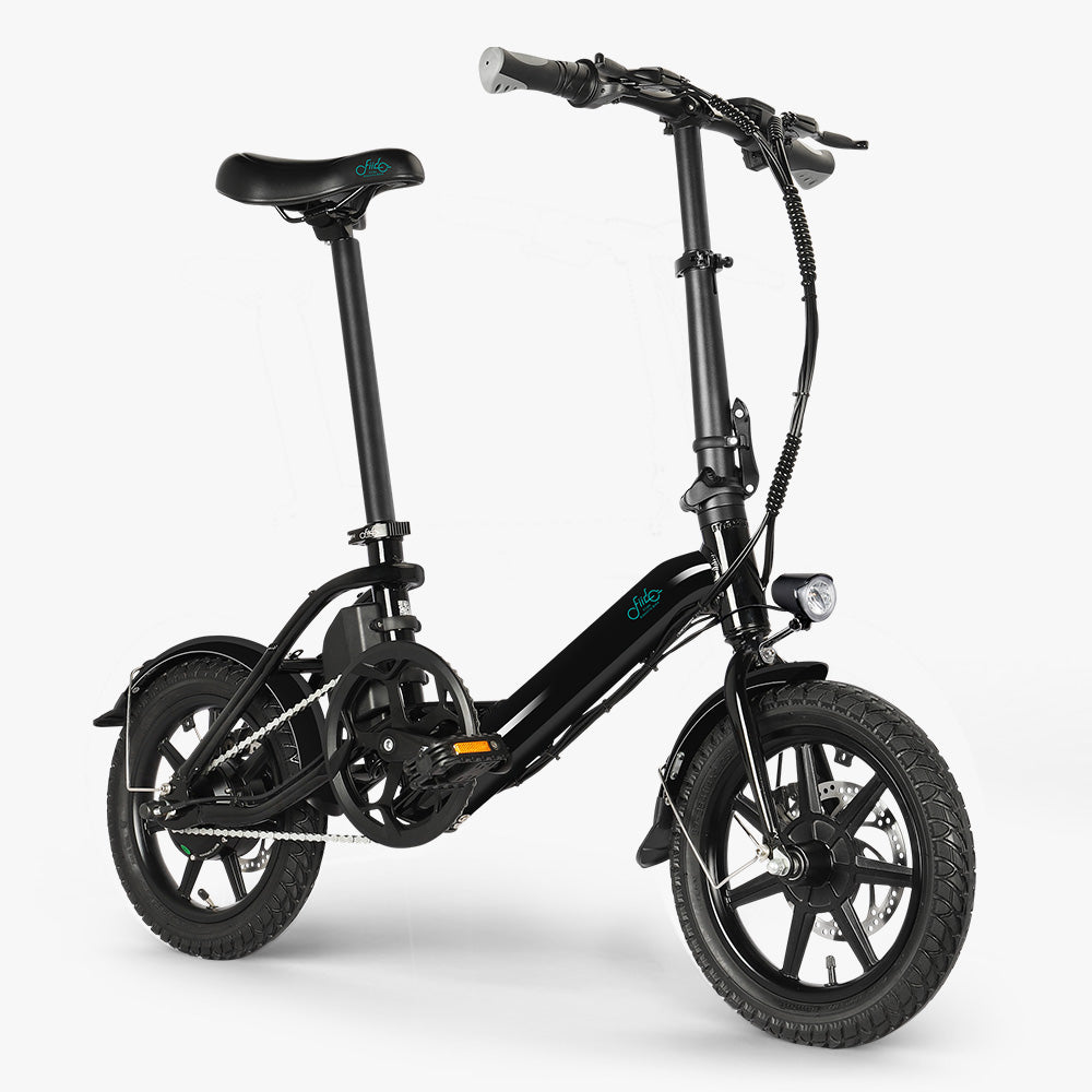Fiido D3 Pro Mini Bicicletta Elettrica Nera