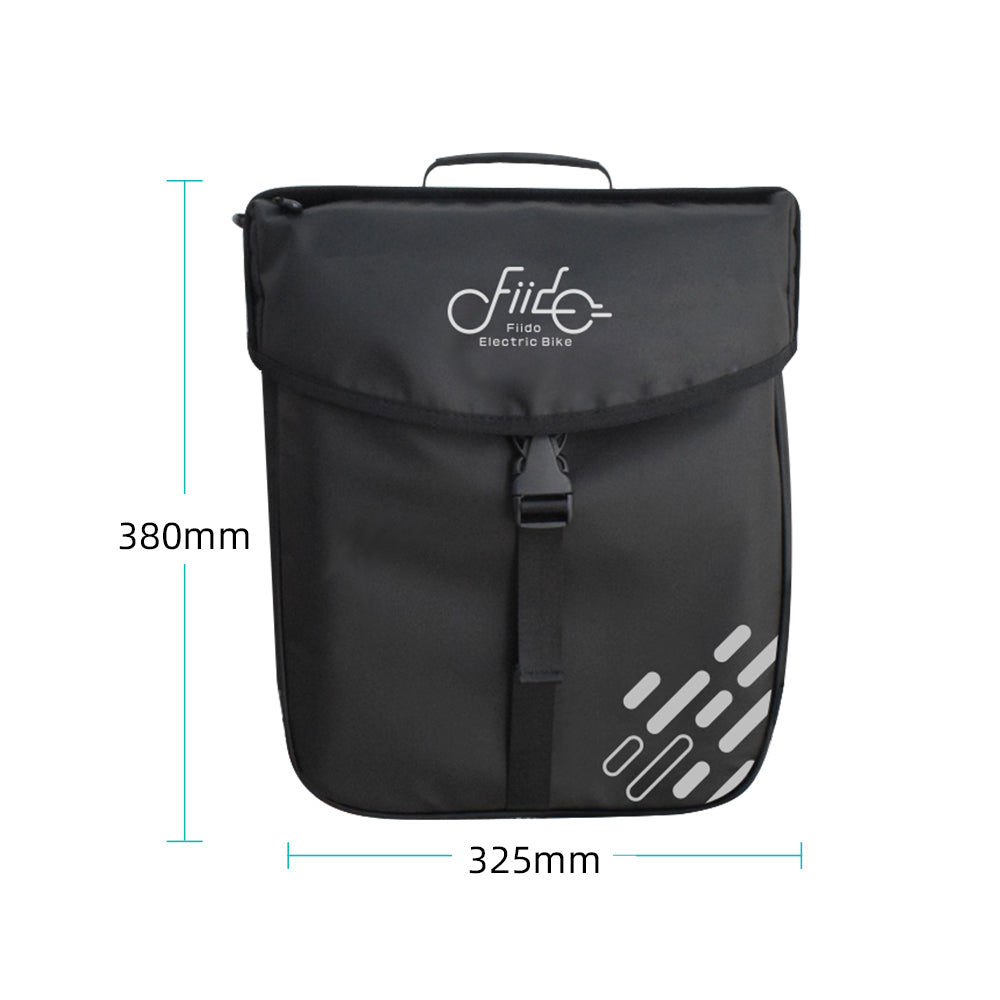 Borsa Bici Posteriore Tammo Bike 2 In 1 - Zaino E Borsa Laterale, Materiale Riciclato, Idrorepellente - Foto 8